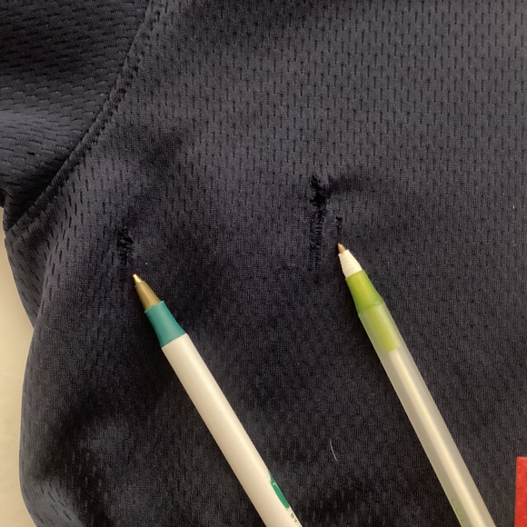 New England Patriots Tom Brady mens Jersey size large Distressed - Picture 10 of 10